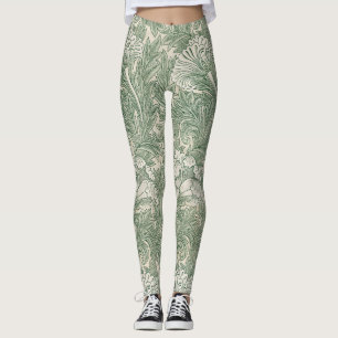 Blume Pattern, William Morris Leggings