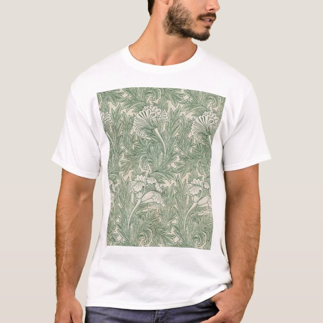 Blume Pattern, William Morris T-Shirt (Vorderseite)
