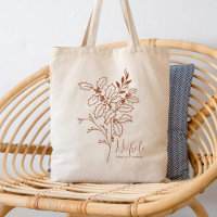 Blume personalisierten Geburtstag Dezember Boho Ru