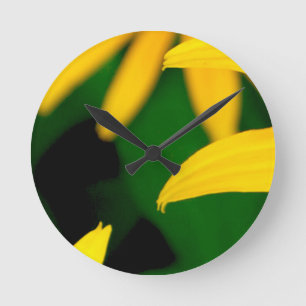 Blume Petalen Acrylwand Runde Wanduhr