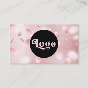 Blume-Petals-Imitate Logo-Visitenkarte Visitenkarte