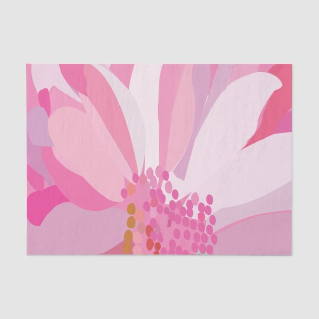 Blume Pink Daisy Blume Seidenpapier (Vorderseite)