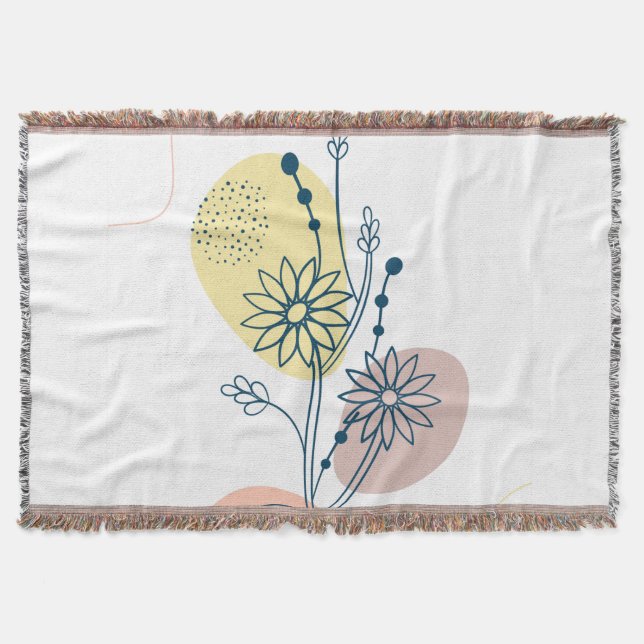 Blume-Plakatlayout Decke (Vorderseite)