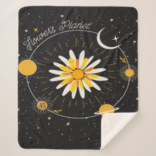 Blume planen Sonne und Mondgrafik Sherpadecke