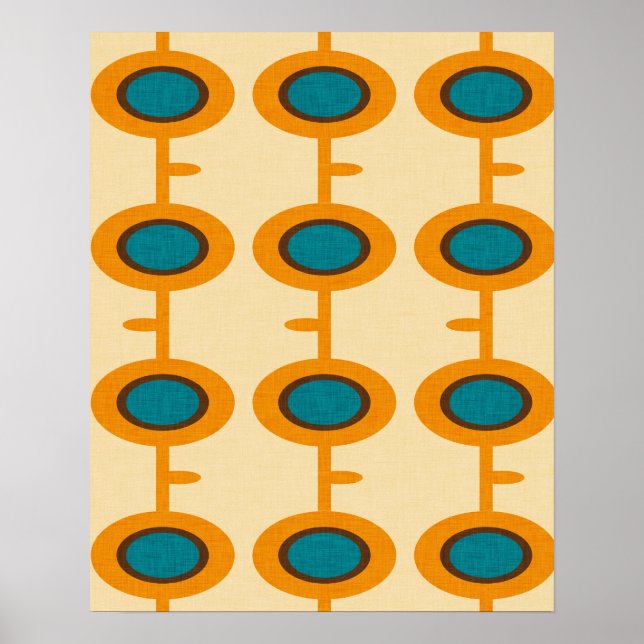 Blume Pod Yellow Poster (Vorne)