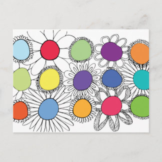 Blume Pop Postkarte