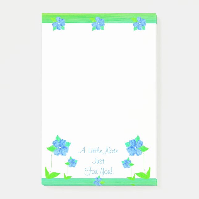 Blume Post-it Klebezettel (Vorderseite)