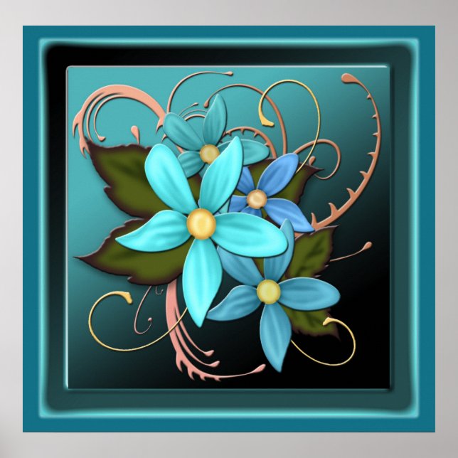 Blume Poster (Vorne)