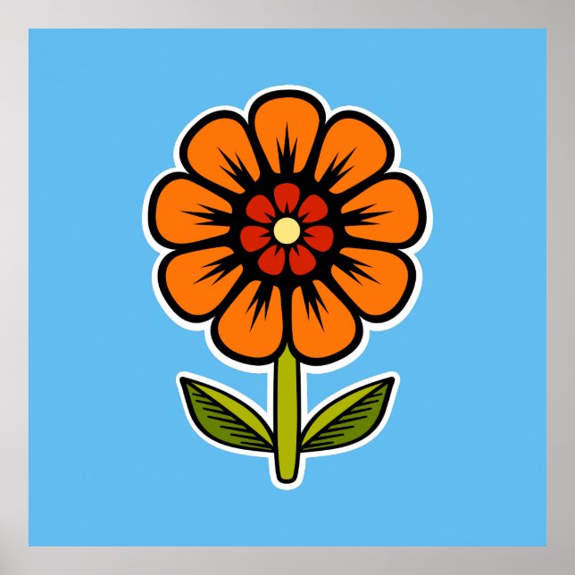 Blume Poster (Vorne)