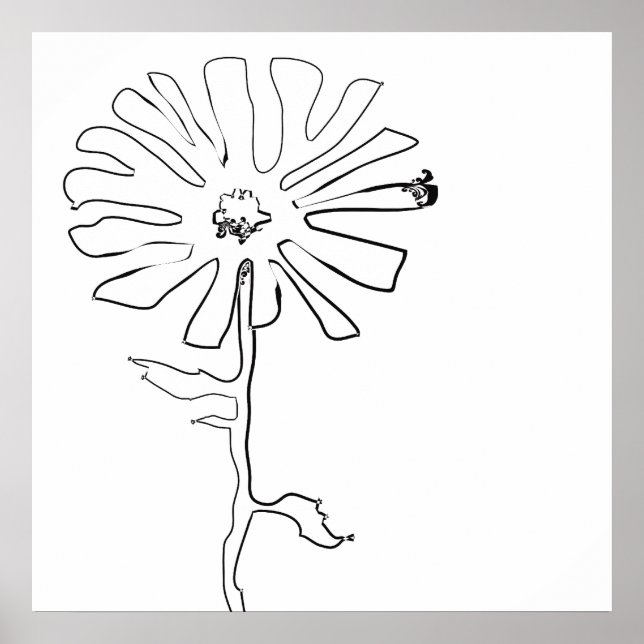 Blume Poster (Vorne)