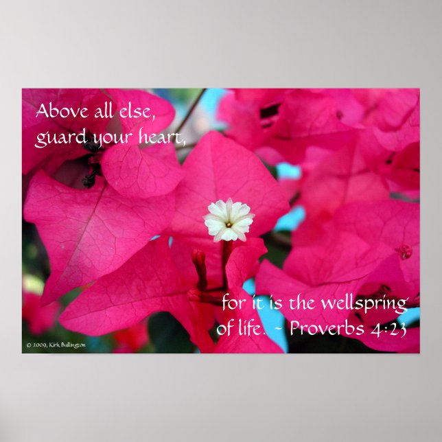 Blume Poster (Vorne)