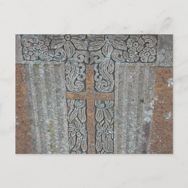 Blume Postkarte (Vorderseite)