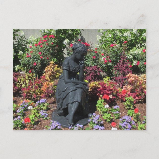 Blume Postkarte (Vorderseite)