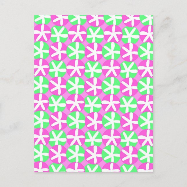 Blume Postkarte (Vorderseite)