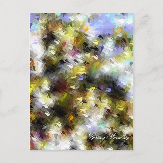 BLUME POSTKARTE (Vorderseite)