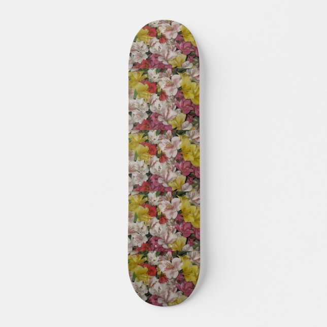 Blume Power-Amaryllis Skateboard (Vorne)