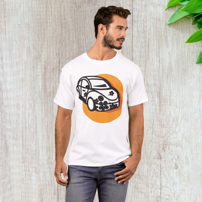 Blume Power Auto Niedlich Hippie Style T-Shirt (Von Creator hochgeladen)