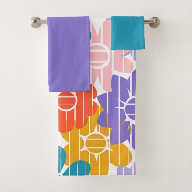 Blume Power Badhandtuch Set (Insitu)