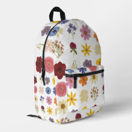 Blume Power Bedruckter Rucksack