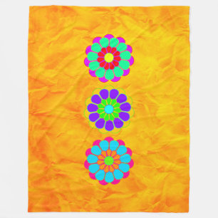 Blume Power Bloom I II III Fleecedecke