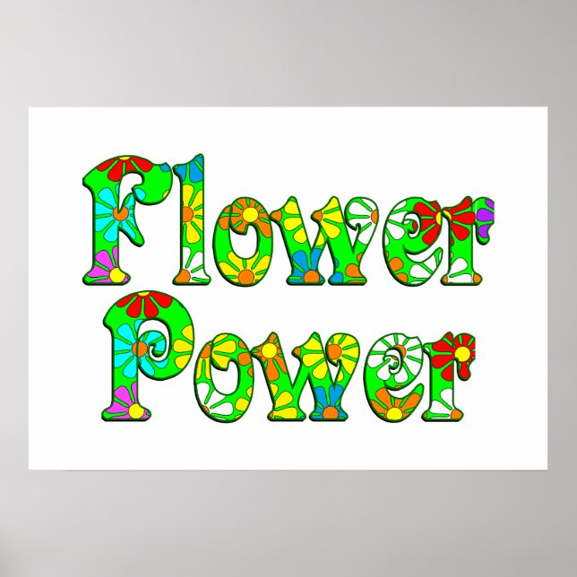 Blume Power Blume Poster (Vorne)