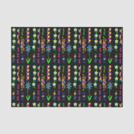 Blume Power Bohemisch Whimsical Seidenpapier