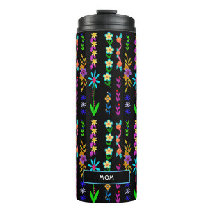 Blume Power Bohemisch Whimsical Thermosbecher