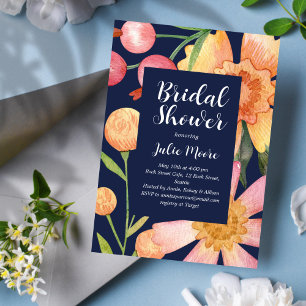 Blume Power Bridal Polterabend Einladung