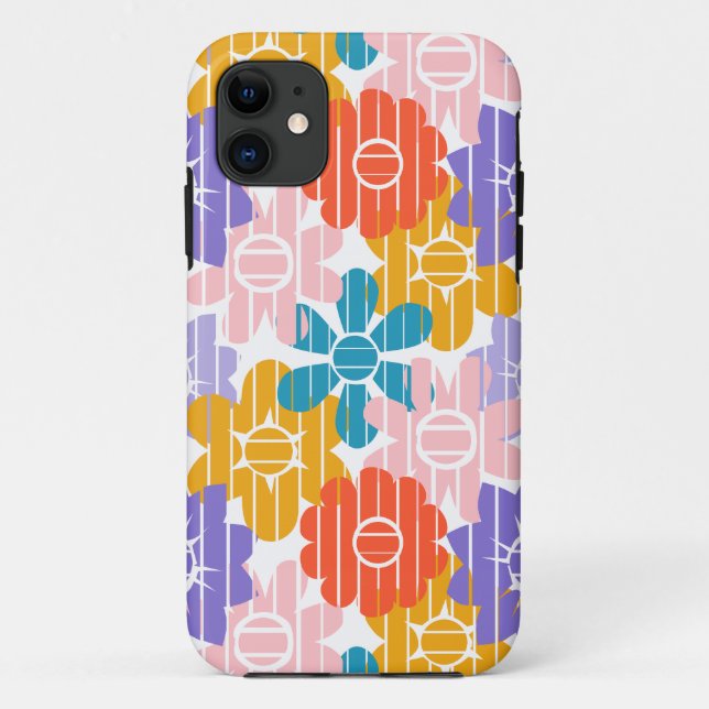 Blume Power Case-Mate iPhone Hülle (Rückseite)