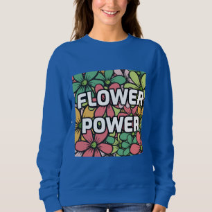 BLUME POWER DAISY T - SHIRT FRAUEN SWEATSHIRS