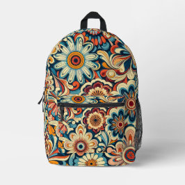 Blume Power Design-Backpack Bedruckter Rucksack
