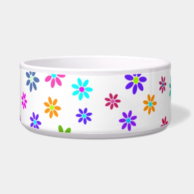 Blume Power Dusche - farbiges Muster 1 Napf (Vorderseite)