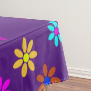 Blume Power Dusche - farbiges Muster 1 Tischdecke
