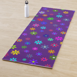 Blume Power Dusche - farbiges Muster 1 Yogamatte