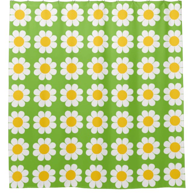 Blume Power Duschvorhang (Vorderseite)