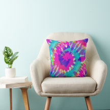 Blume Power - Farblich spiralfarbenes Batik-Muster