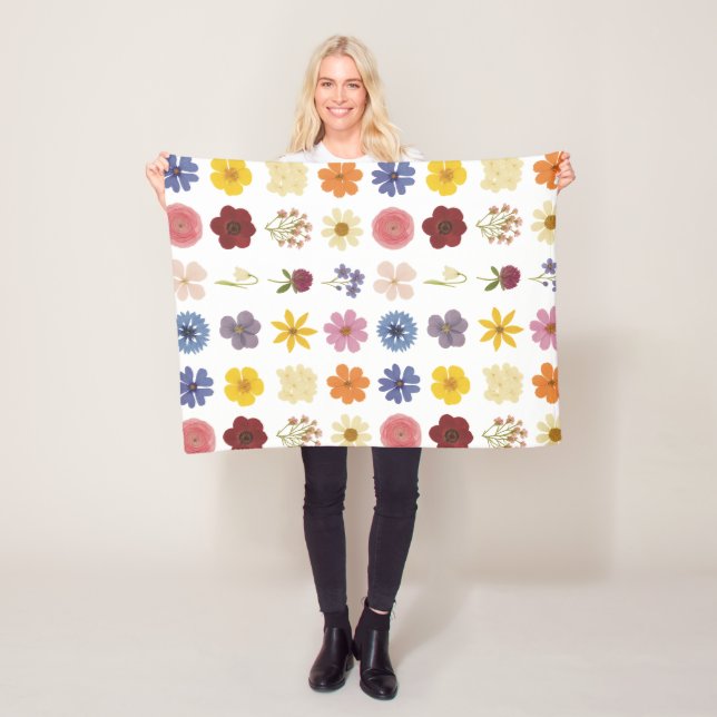 Blume Power Fleecedecke (Beispiel)