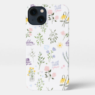 Blume Power Floral iPhone 13 Fall iPhone Hülle
