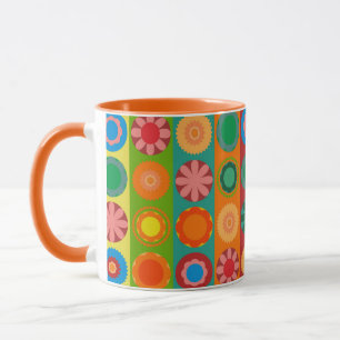 Blume Power in Reihen Tasse