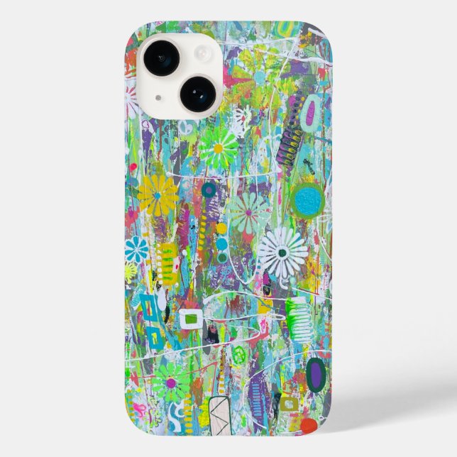 Blume Power iPhone Case (Rückseite)