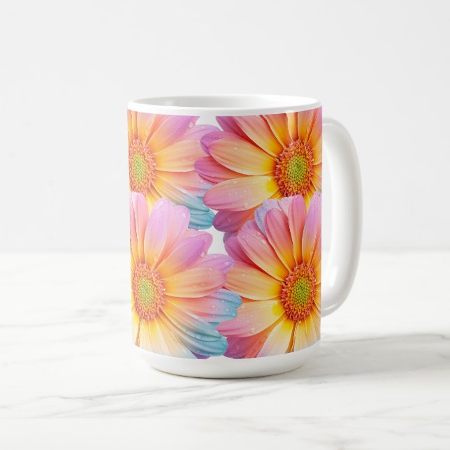 Blume Power Kaffeetasse (VorderseiteRechts)