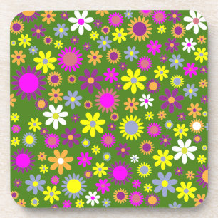 Blume Power Kunststoff Untersetzer