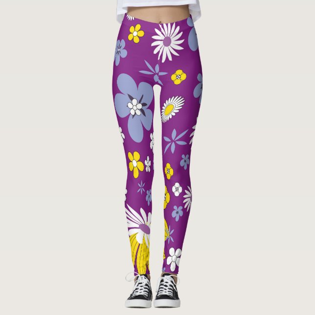 Blume Power Leggings (Vorderseite)