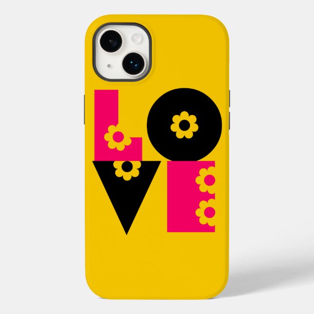 Blume Power Liebe Case-Mate iPhone Hülle (Rückseite)