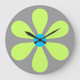 BLUME POWER - LIMON GROßE WANDUHR