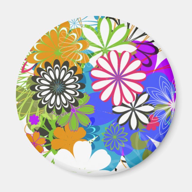 Blume Power! Magnet (Vorne)