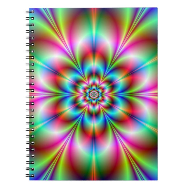 Blume Power Notebook Notizblock (Vorderseite)