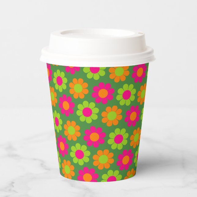Blume Power Paper Cups Pappbecher (Vorderseite)