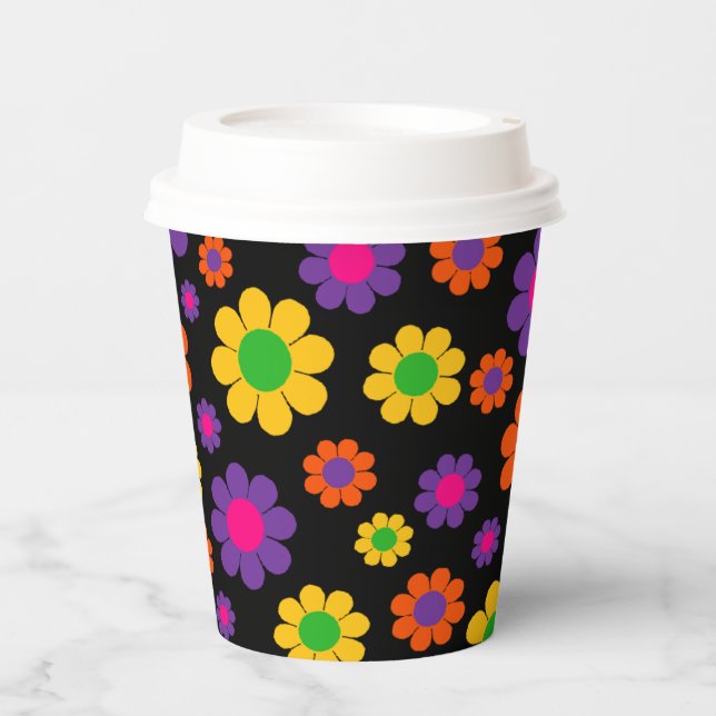 Blume Power Paper Cups Pappbecher (Vorderseite)