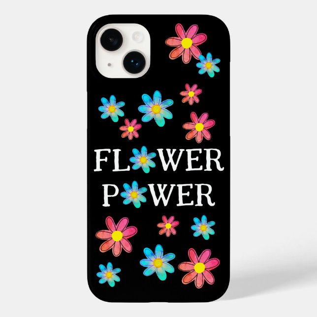 Blume Power Pink Case-Mate iPhone Fall 14 Plus Hülle (Rückseite)